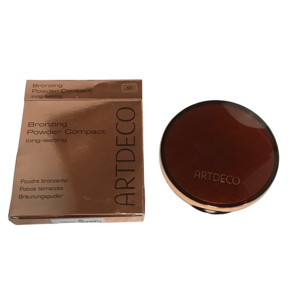 ARTDECO Bronzing Powder Compact # 50 Almond Long-Lasting Sunkissed Look - Picture 2 of 5